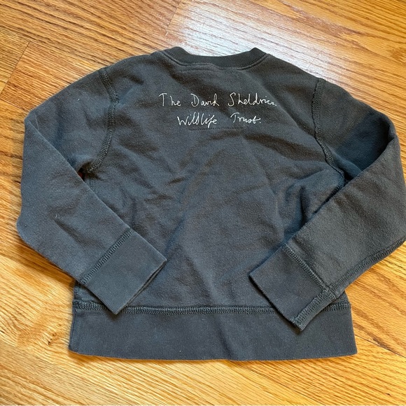 Crewcuts save more elephants sweatshirt size 3 - Picture 2 of 3